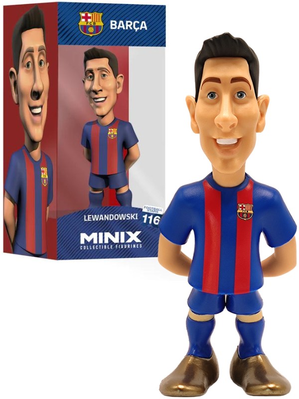 Minix Samlarfigur - FB Lewandowski FC BARCELONA