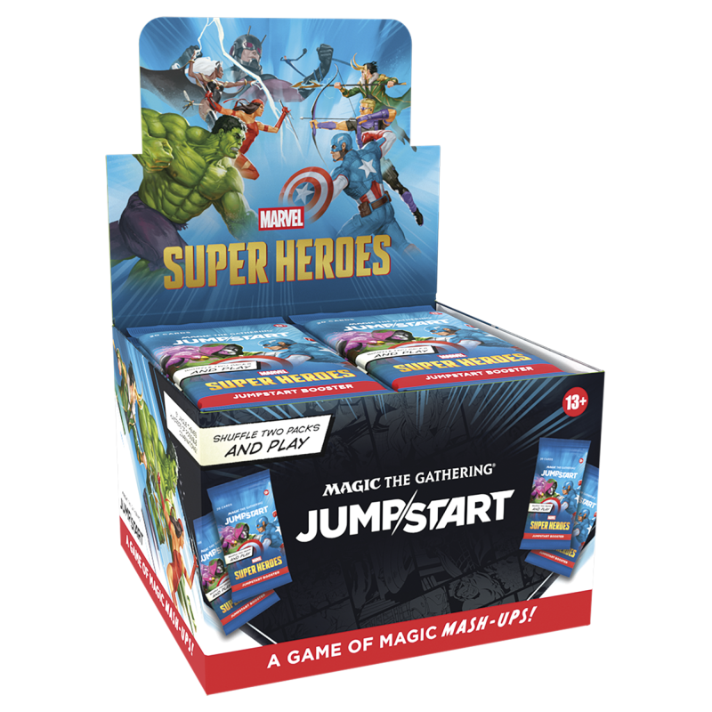 Magic: The Gathering Marvel Super Heroes Jumpstart Booster Display (24 Boosters)