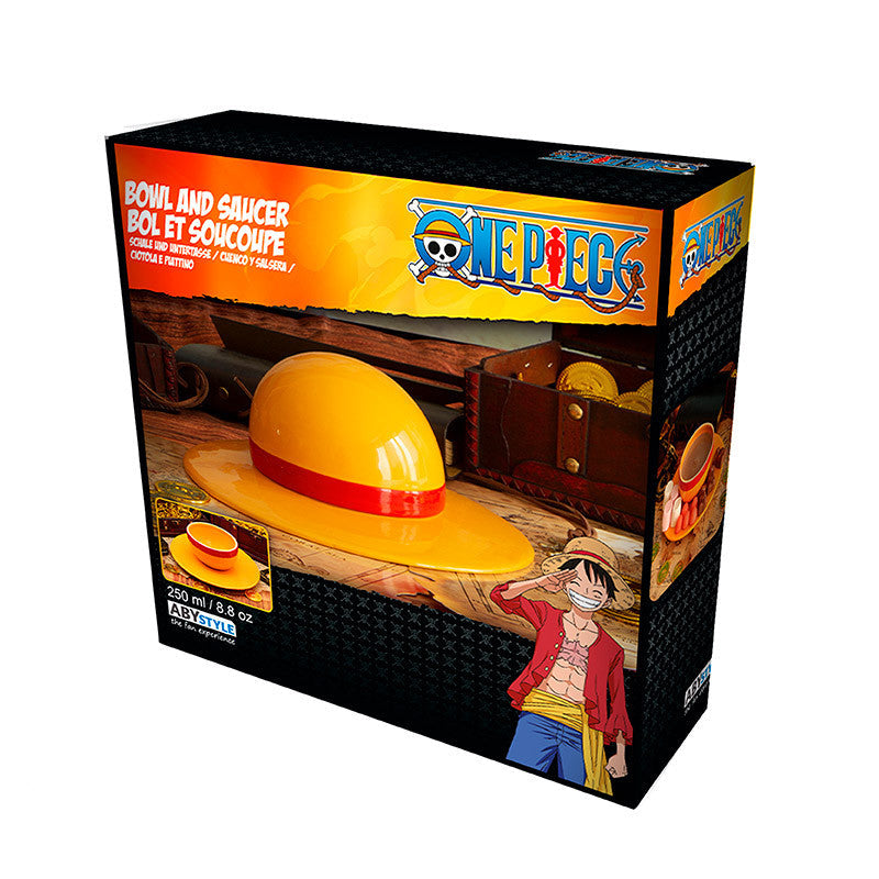 One Piece skål med fat – Straw Hat Edition