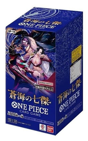One Piece Card Game: The Azure Sea’s Seven [OP-14] Booster Box (Japansk version)
