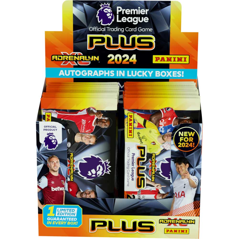Panini Adrenalyn XL Premier League 2024 PLUS Booster Display - Fotbollskort