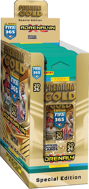 Panini Adrenalyn XL FIFA 365 Premium Gold Booster Box 2026