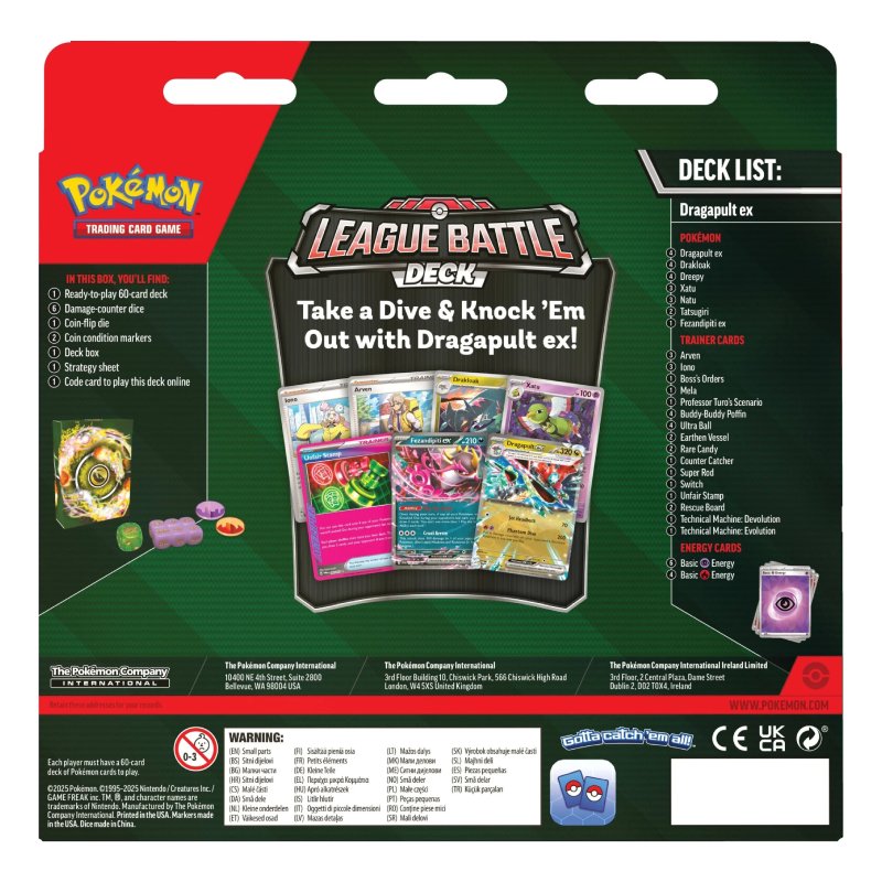 Pokemon League Battle Deck - Dragapult Ex