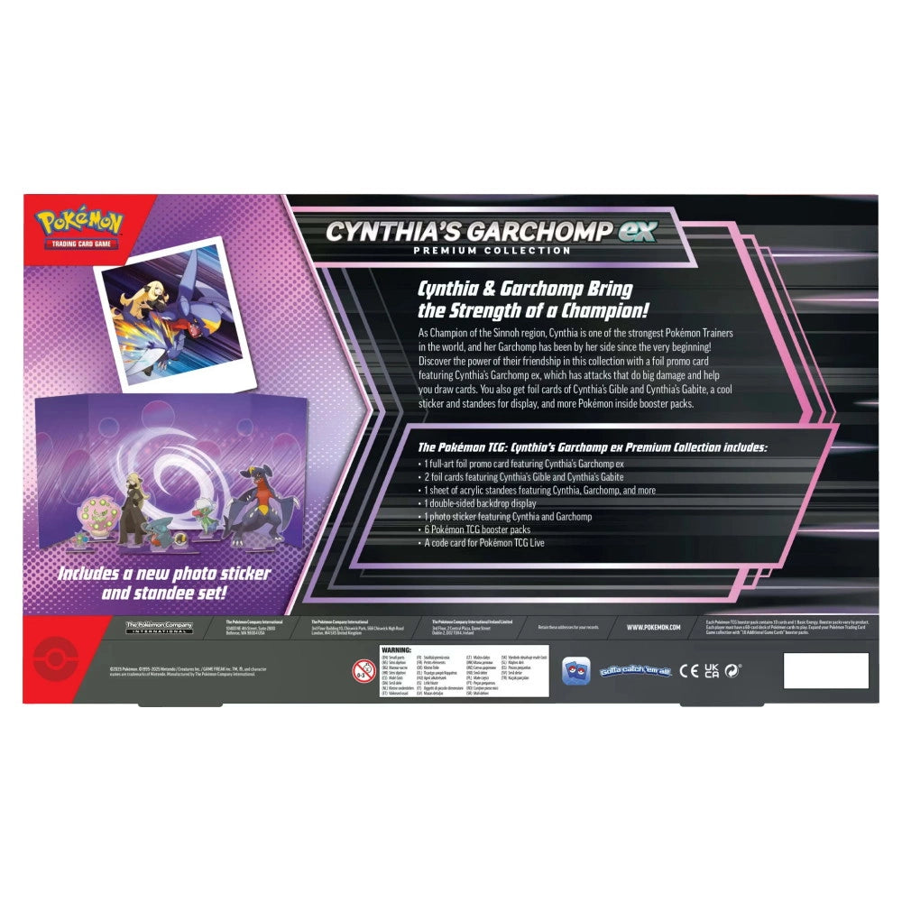 Pokemon Cynthia's Garchomp EX Premium Collection