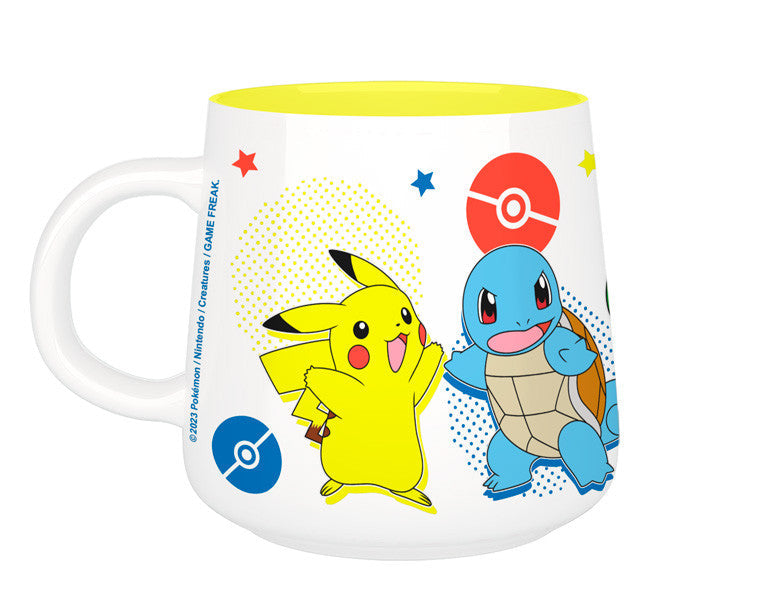 Pokemon Frukost Set Mugg + Skål - Pikachu & Kanto Starter