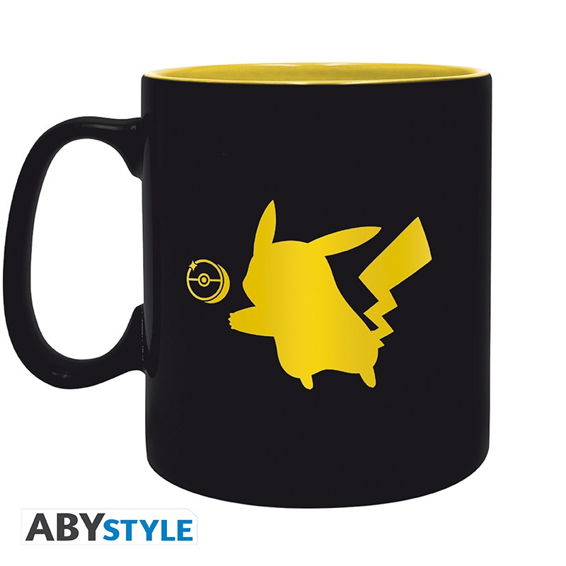 Pokemon mugg 460 ml - Pikachu Black Iconic