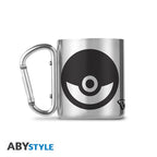 Pokemon Carabiner mugg rostfritt stål 235ml - Pokeball