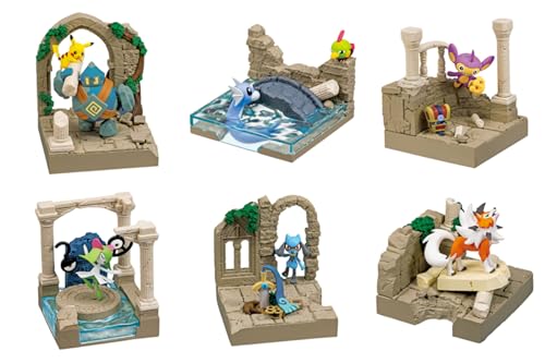 Re-Ment Pokemon Diorama Collection - Old Castle Ruins Figure Collection figure