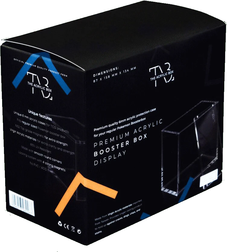 The Acrylic Box - Premium Case for Pokemon Booster Box