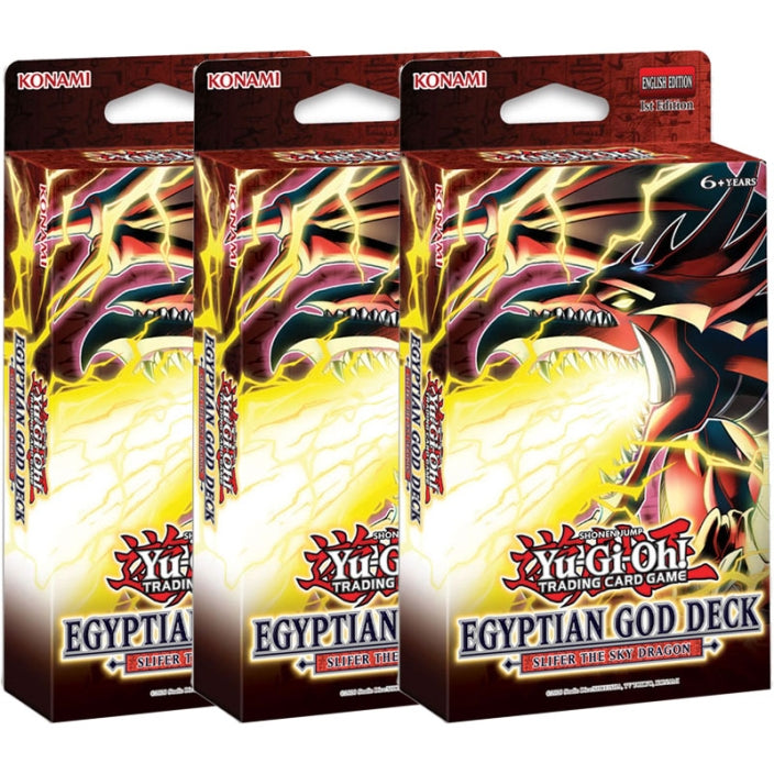 3st Yu-Gi-Oh! Egyptian God Deck: Slifer the Sky Dragon Decks