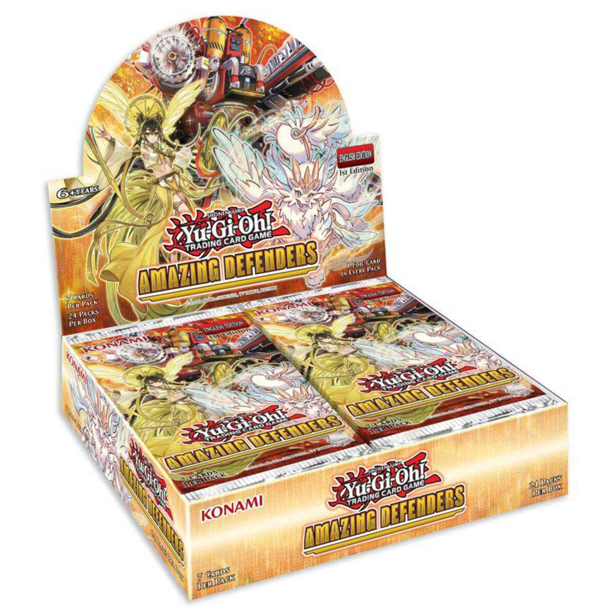 Yu-Gi-Oh! Amazing Defenders 1st Edition Booster Display (24 Packs)