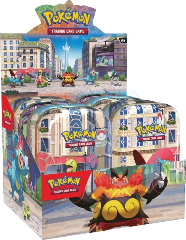 Pokémon TCG: Lumiose City Mini Tin Display