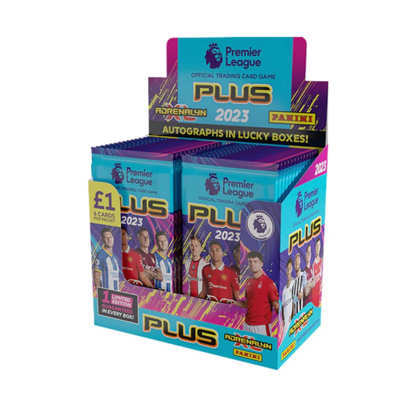 Panini Adrenalyn XL Premier League 2023 PLUS Booster box (50 pack) - fotbollskort