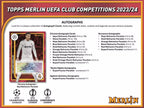 TOPPS Chrome 2023-24 Merlin UEFA Club Competitions – Hobby Box - Fotbollskort