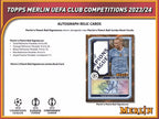 TOPPS Chrome 2023-24 Merlin UEFA Club Competitions – Hobby Box - Fotbollskort