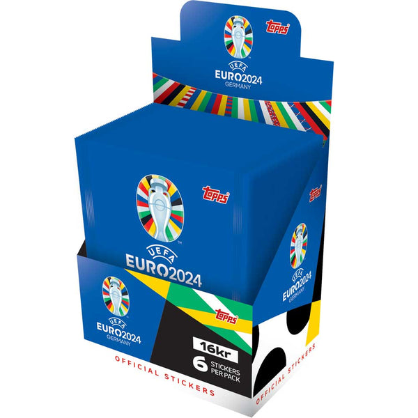 Topps EURO 2024 Stickers Display Box(Klisterbilder) (50 pack)