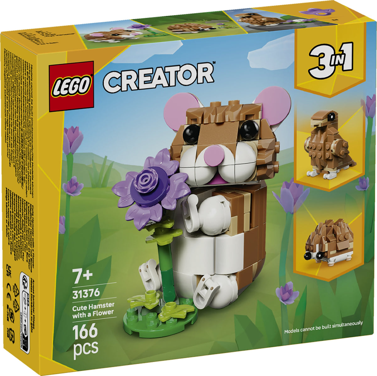 LEGO Creator Söt hamster med blomma 31376