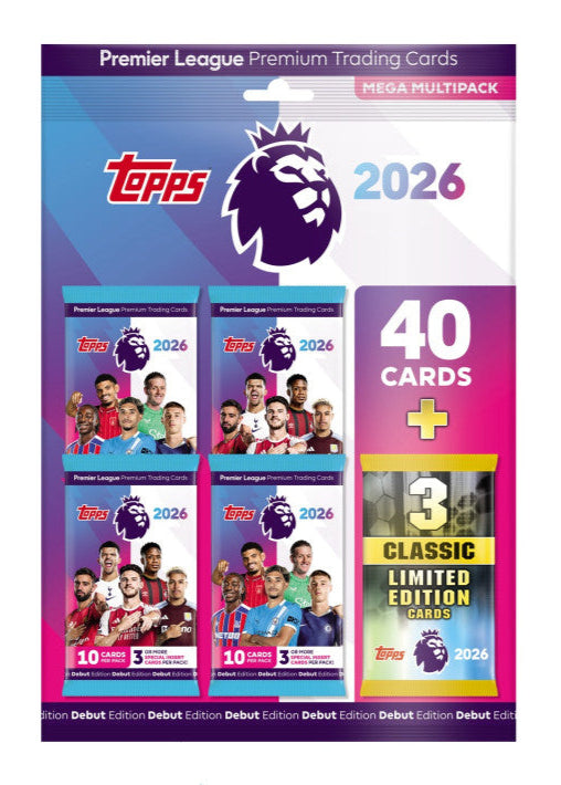 Topps Premier League 2026 Mega Multipack