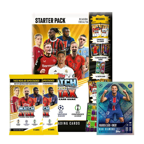 Topps Match Attax Champions League 2024/25 Starter pack - Fotbollskort