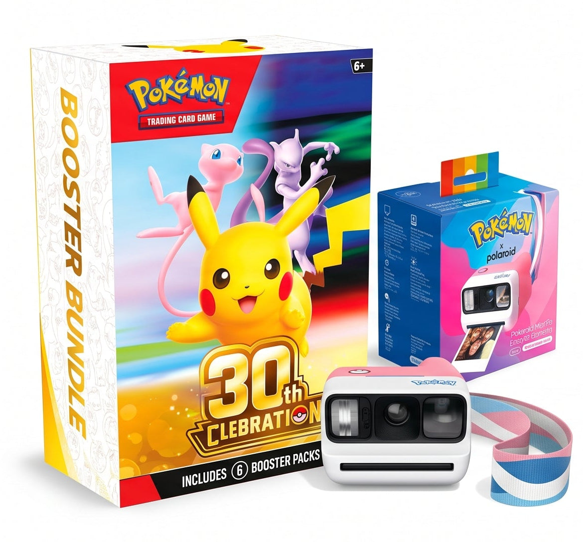 Pokemon × Polaroid: Polaroid Go Generation 3 Sylveon + Pokemon 30th Celebration Booster Bundle
