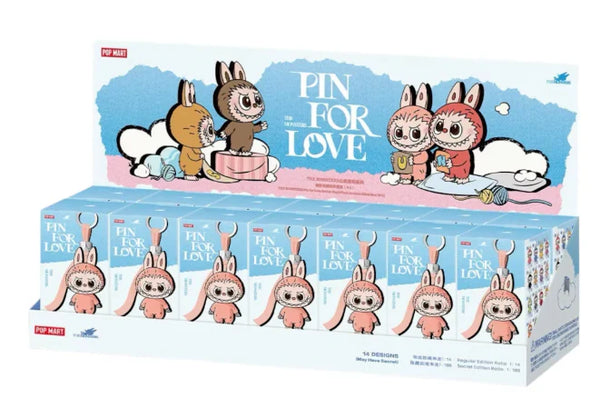 Pop Mart Labubu – The Monsters: Pin for Love Blind Box Case (N-Z) (14st)