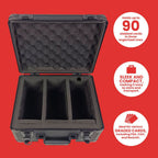 Evoretro Trading Card Suitcase Black Small (Rymmer 90 slabs)