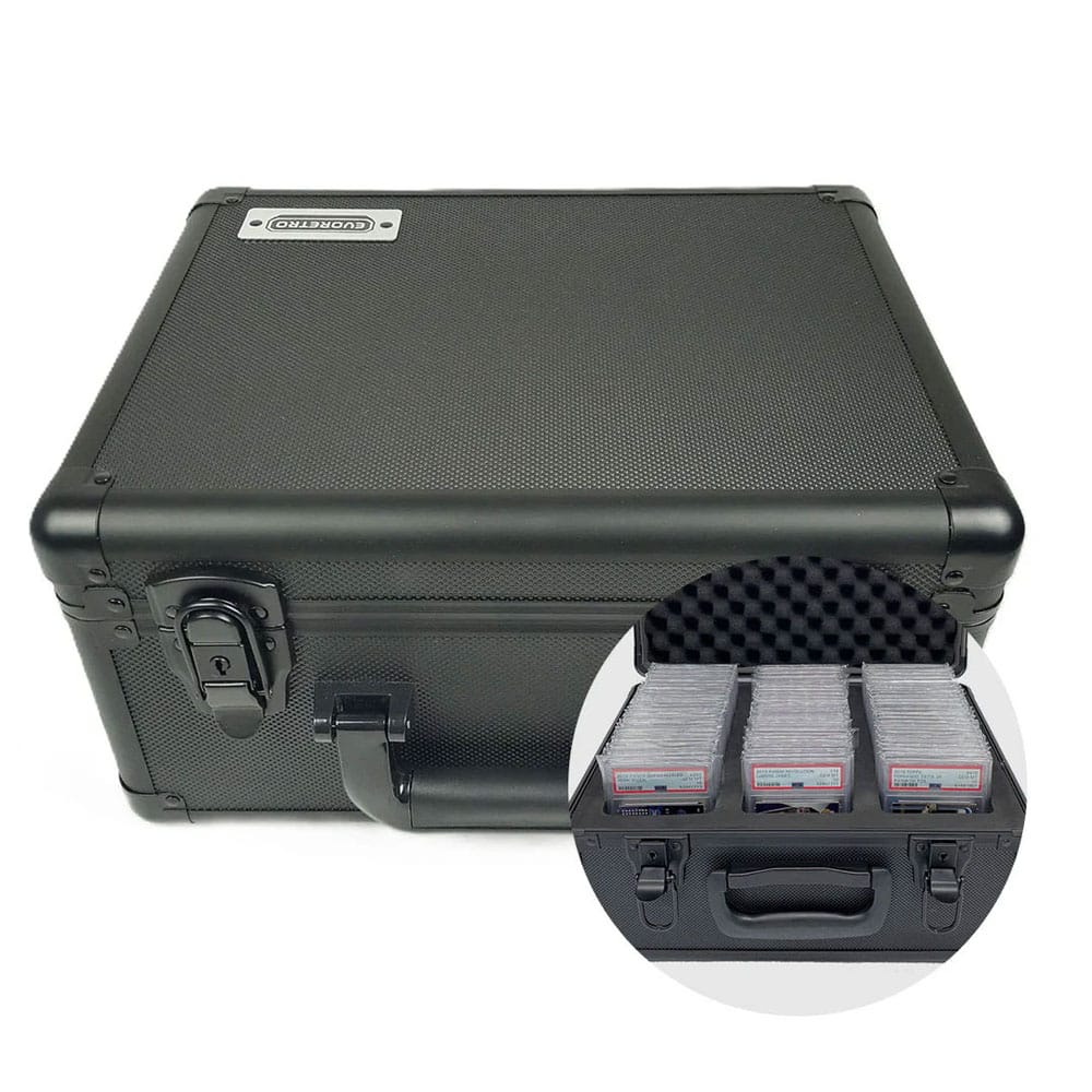 Evoretro Trading Card Suitcase Black Small (Rymmer 90 slabs)