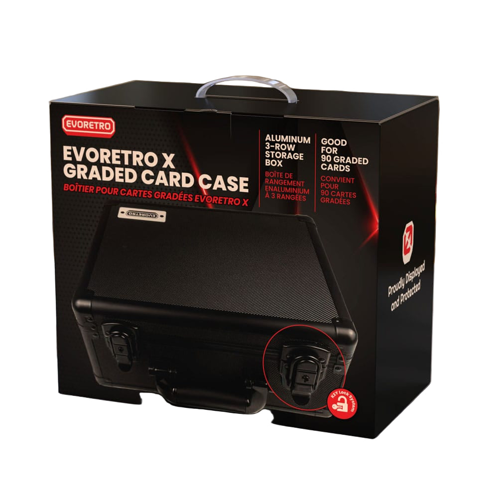 Evoretro Trading Card Suitcase Black Small (Rymmer 90 slabs)