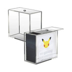 Evoretro Premium Acrylic Display Case for Pokemon Elite Trainer Box with Sliding Lid