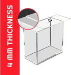 Evoretro Premium Acrylic Display Case for Pokemon Elite Trainer Box with Sliding Lid