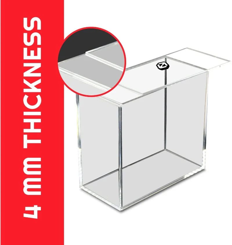 Evoretro Premium Acrylic Display Case for Pokemon Elite Trainer Box with Sliding Lid