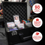 Evoretro Trading Card Suitcase Black Small (90 slabs)