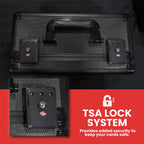 Evoretro Trading Card Suitcase Black Small (90 slabs)