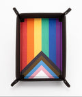 FanRoll Folding Dice Tray Pride Rainbow Flag
