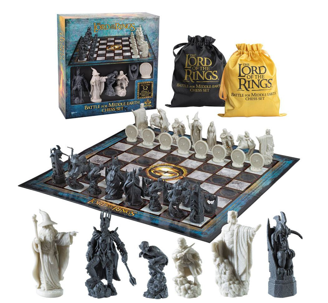 Lord of the Rings Chess Set Battle for Middle Earth Schack