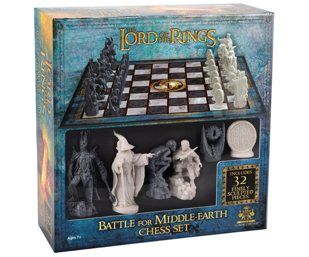 Lord of the Rings Chess Set Battle for Middle Earth Schack