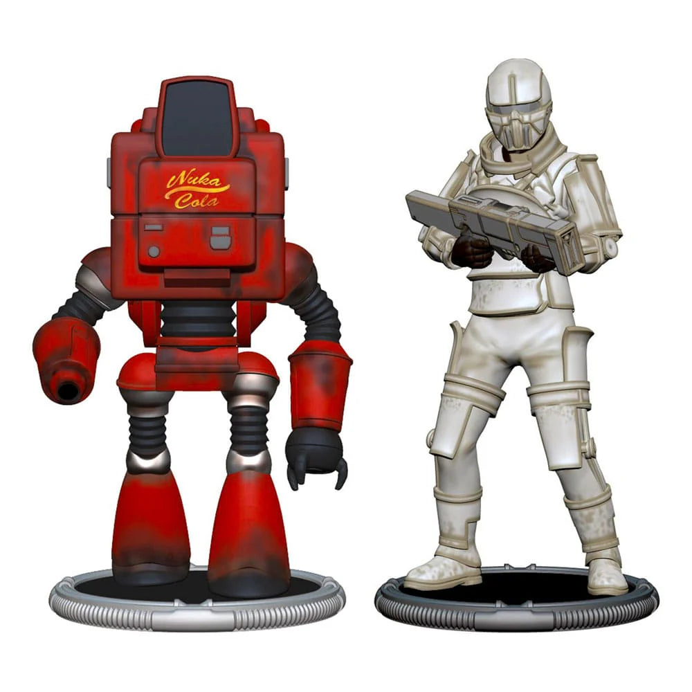 Fallout Mini Figures 2-Pack Set Nukatron & Synth
