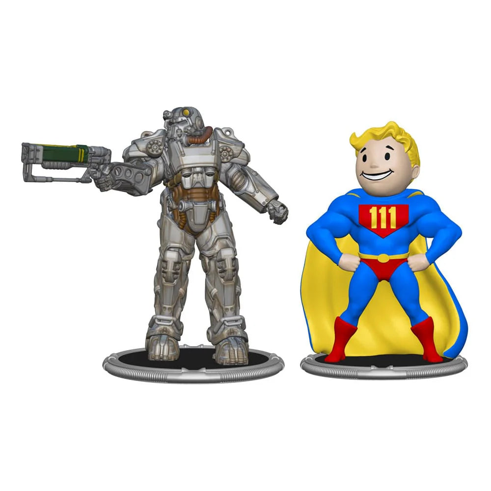 Fallout Mini Figures 2-Pack Set T-60 & Vault Boy (Power)