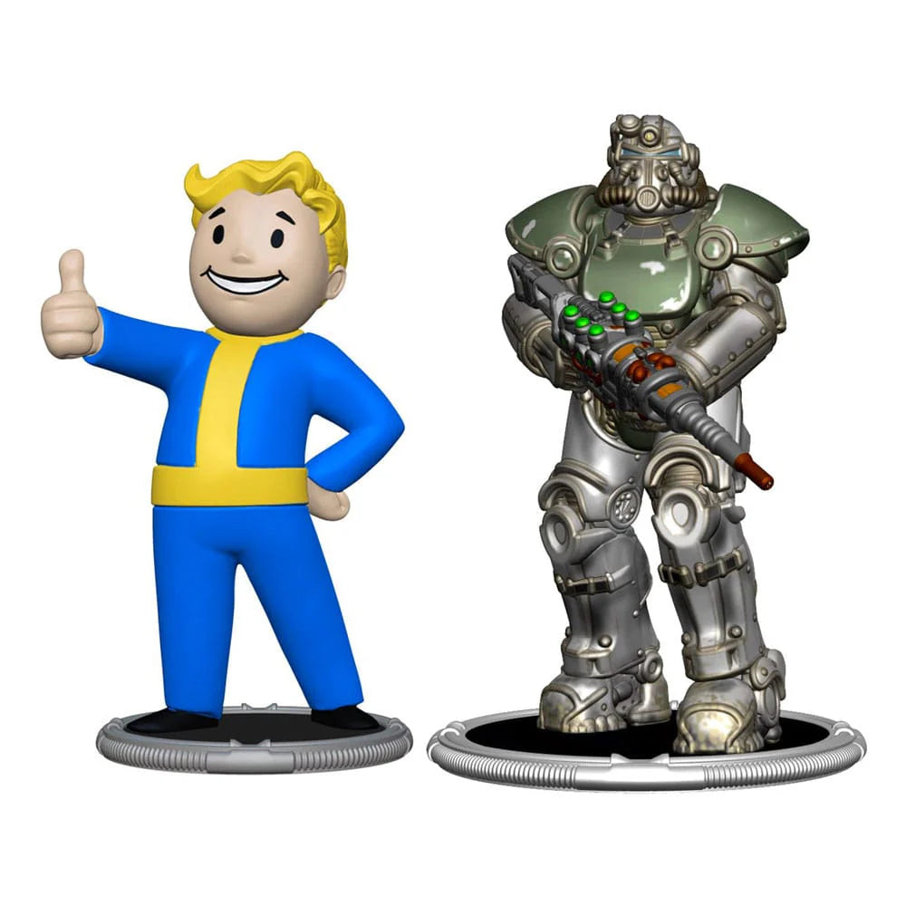 Fallout Mini Figures 2-Pack Set T-51 & Vault Boy (Classic)
