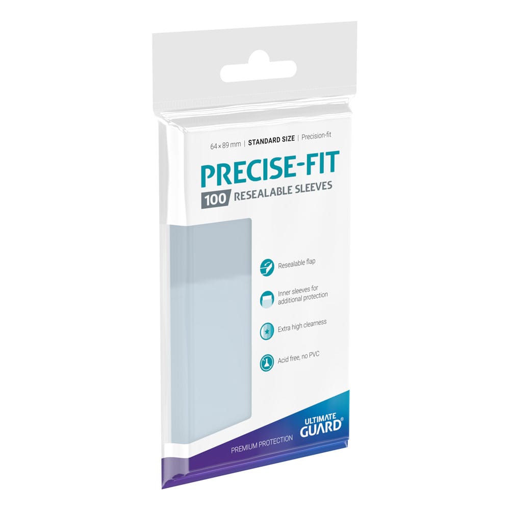 Ultimate Guard Precise-Fit Sleeves Standard Size Resealable (100st)