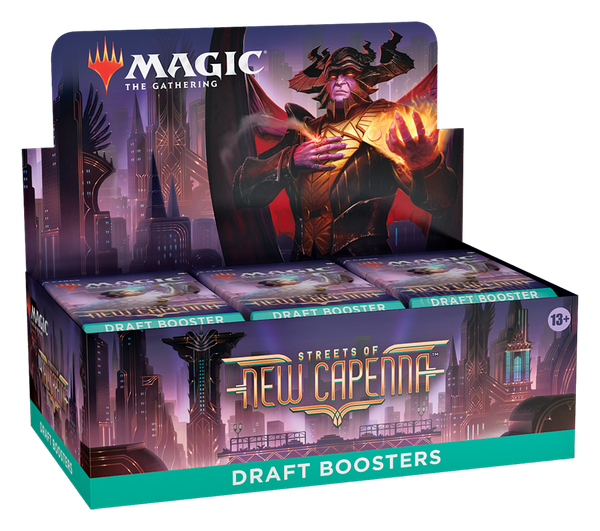 Magic The Gathering - Streets of New Capenna Draft Booster Display (36 boosters) + Box Topper