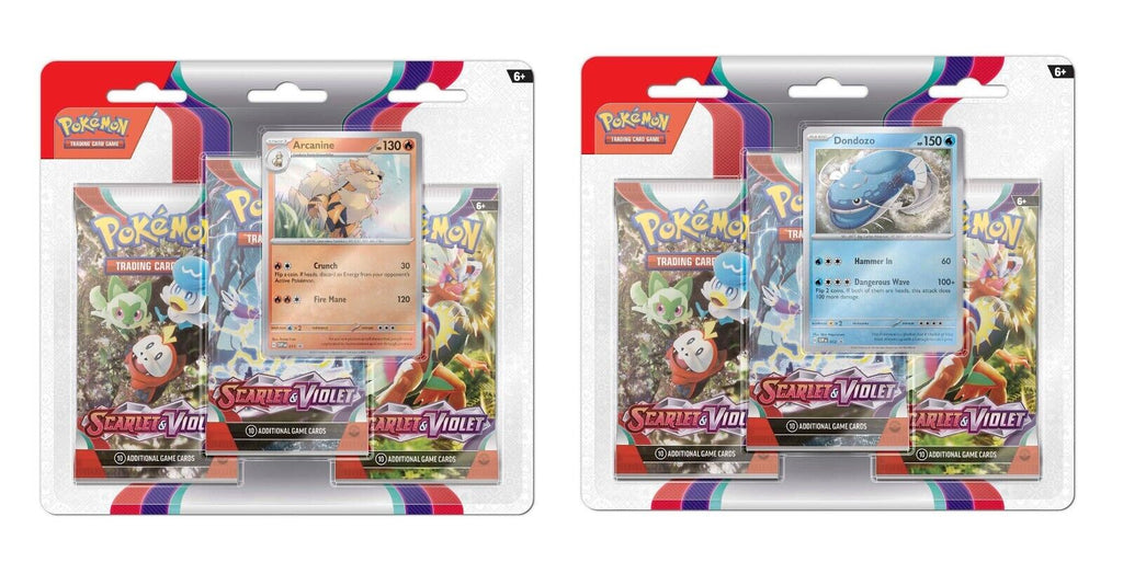 Pokemon Scarlet & Violet 3-pack Booster Blister