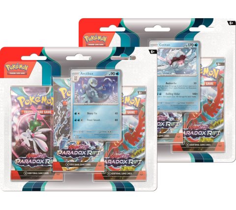 Pokemon Scarlet & Violet 4: Paradox Rift Blister Boosters (3-pack)